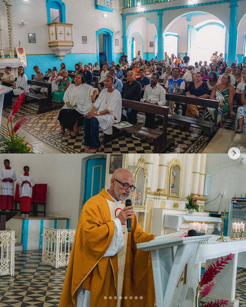 Hoje os vereadores participaram da Missa de Celebração dos 36 anos de emancipação política de Igrapiúna!