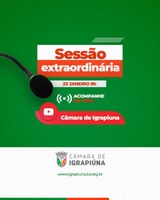 SESSÃO EXTRAORDINÁRIA 23/01/2024